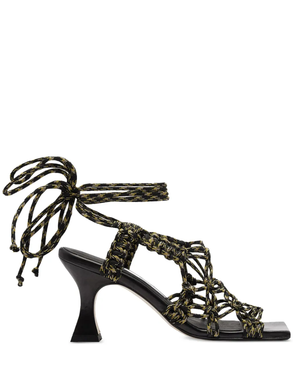 80mm Stephanie lace-up square-toe sandals