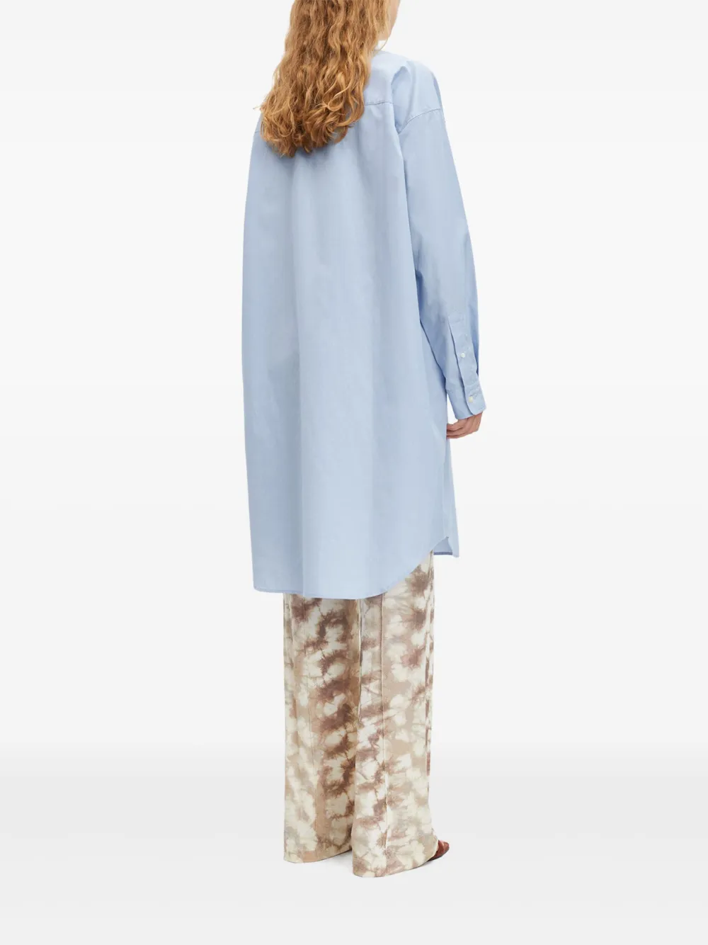 SAMSOE Luana shirt dress Light Blue