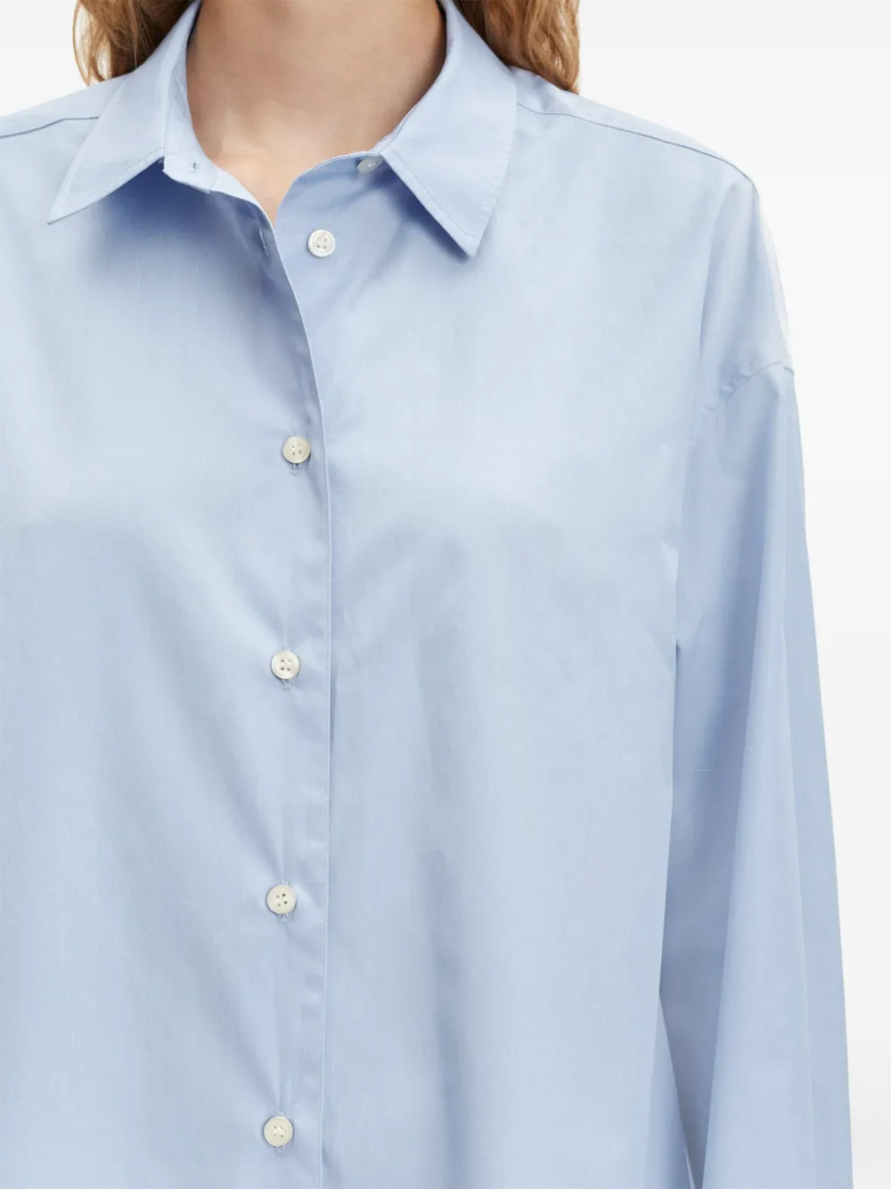 SAMSOE Luana shirt dress Light Blue