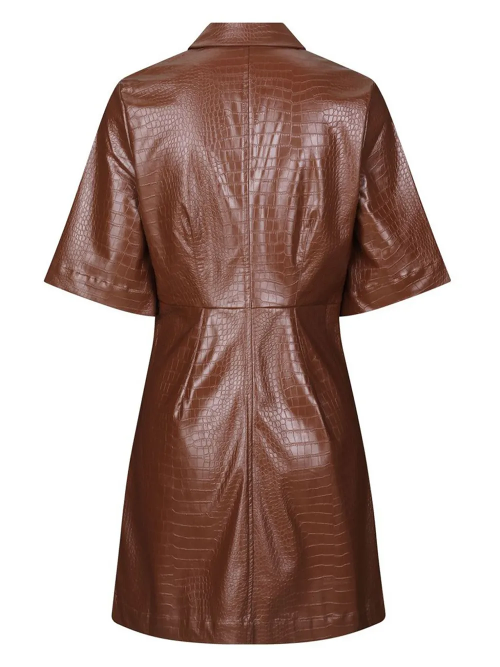 SAMSOE Myla short-sleeve shirt dress Bruin