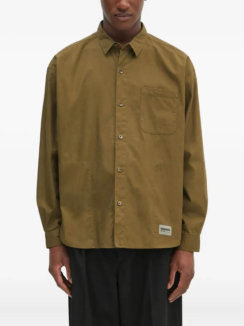 Neighborhood buttoned pocket shirt - グリーン Neighborhood buttoned pocket shirt - グリーン