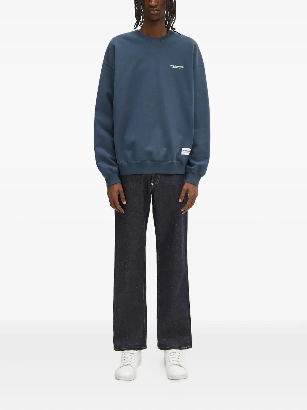 Neighborhood Sweater met ronde hals Blauw