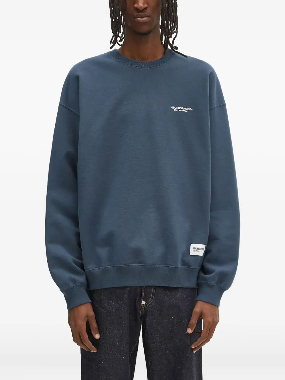 Neighborhood Sweater met ronde hals Blauw