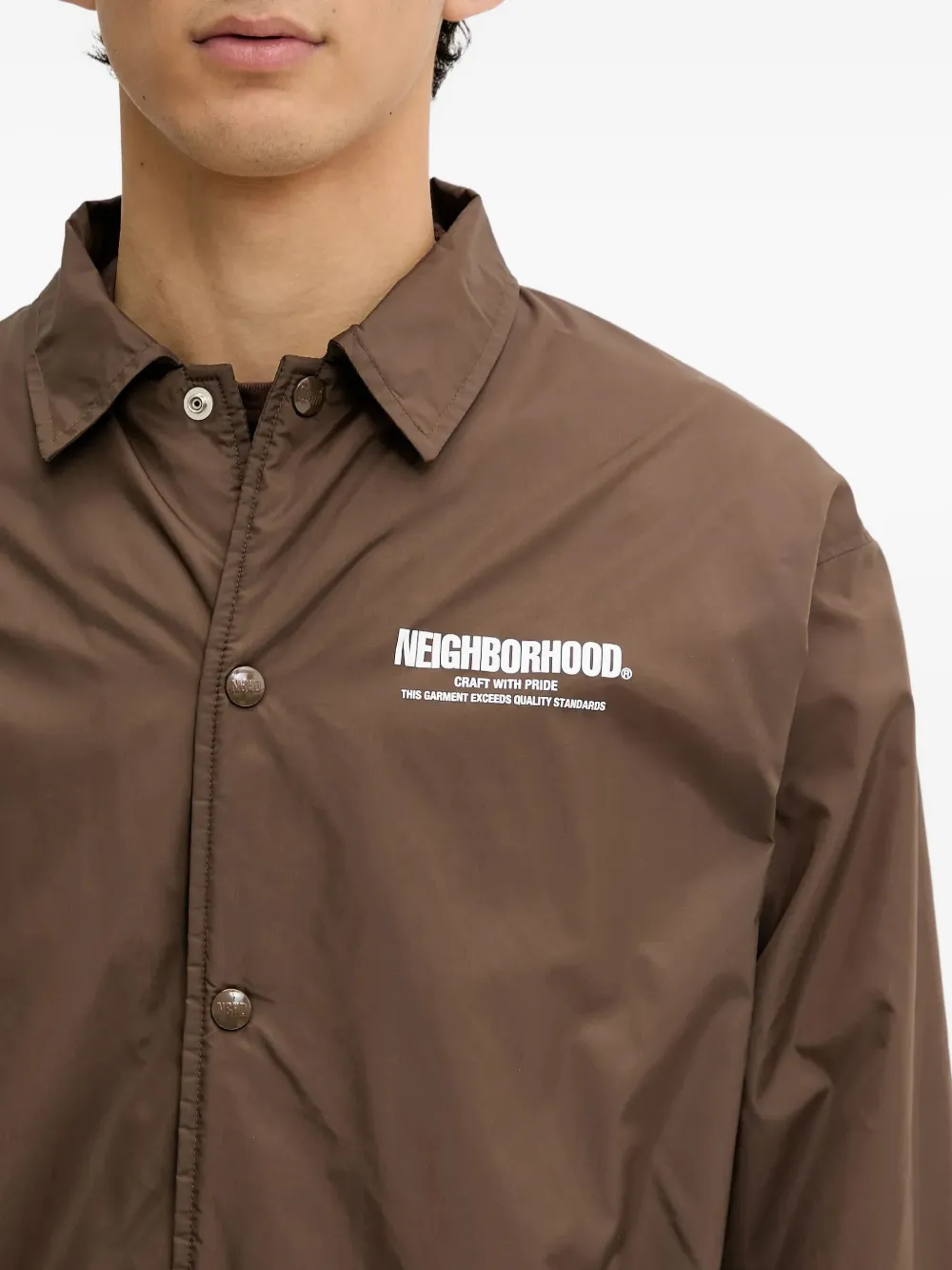 Neighborhood Jack met logoprint Bruin