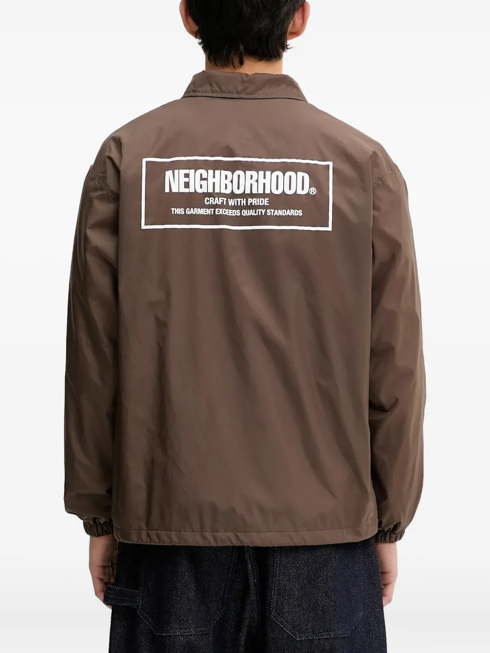 Neighborhood Jack met logoprint Bruin