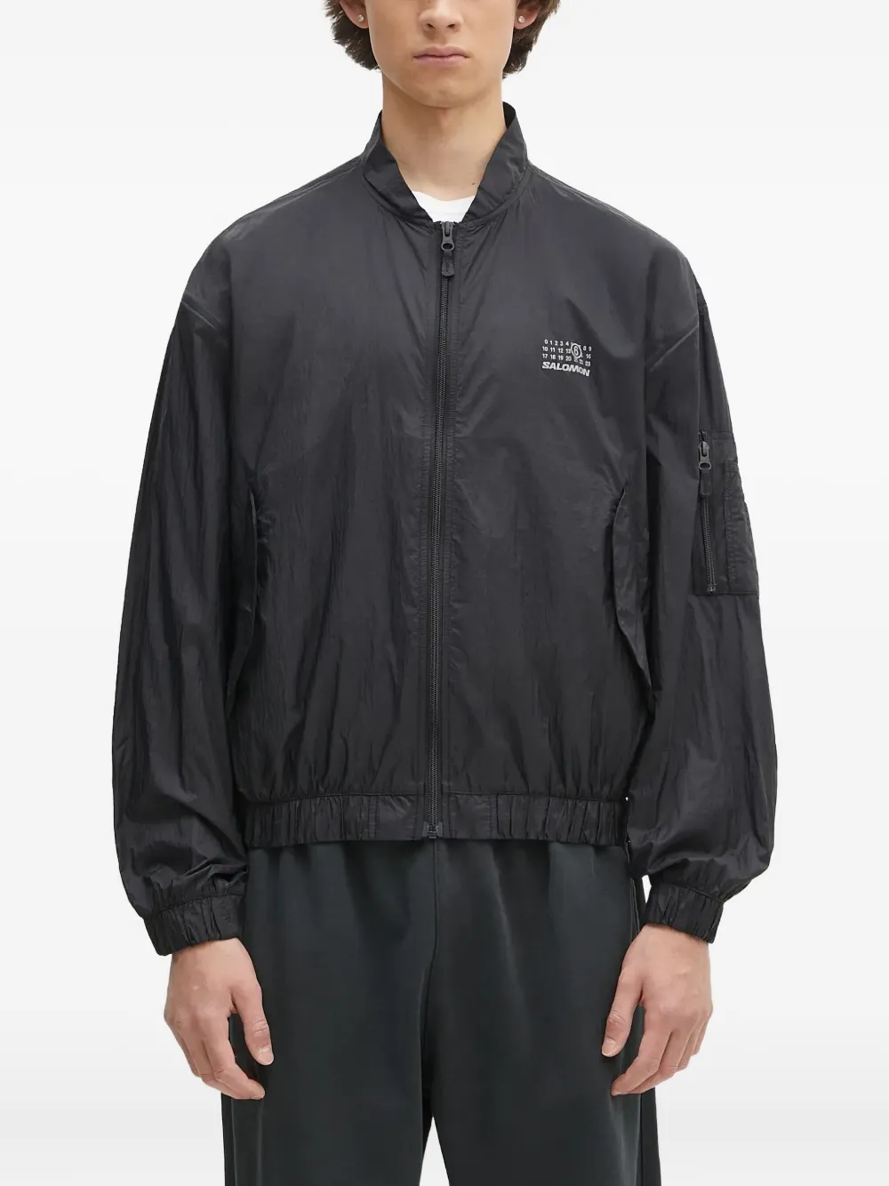 MM6 Maison Margiela x Salomon jack met nummer-patroon Zwart