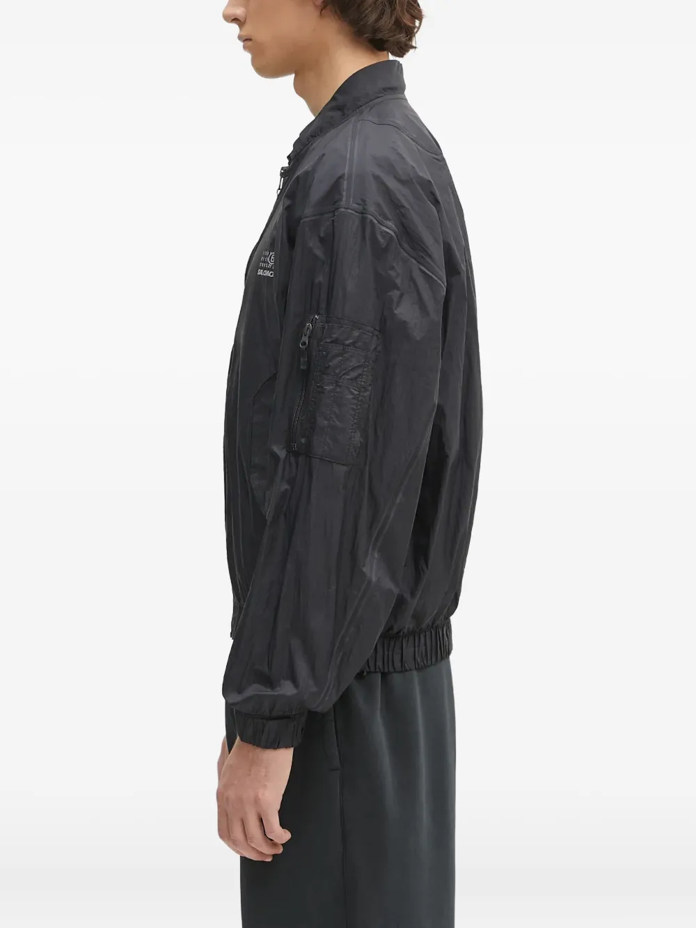 MM6 Maison Margiela x Salomon jack met nummer-patroon Zwart
