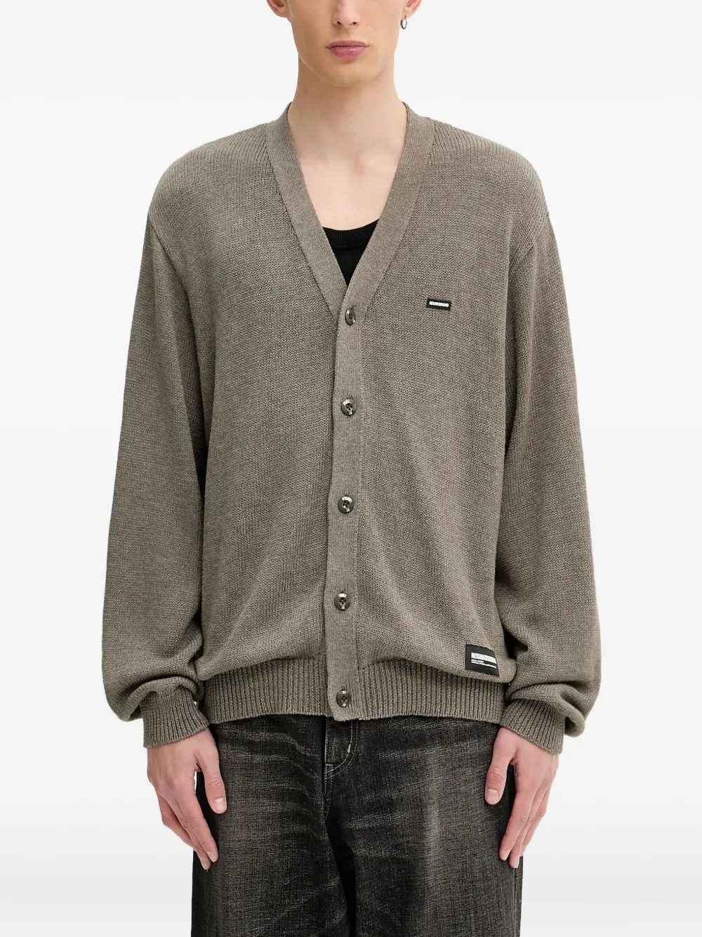 button-front cardigan