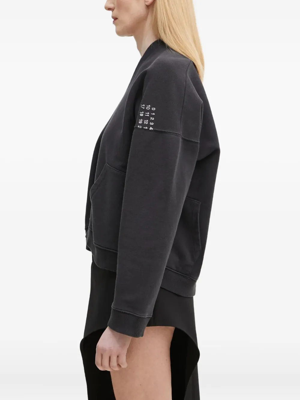 MM6 Maison Margiela Sweater met V-hals Zwart