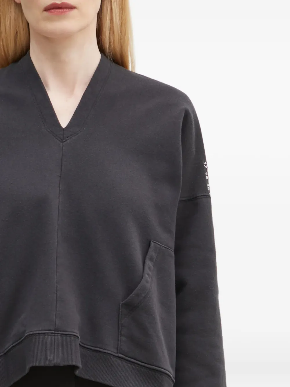 MM6 Maison Margiela Sweater met V-hals Zwart