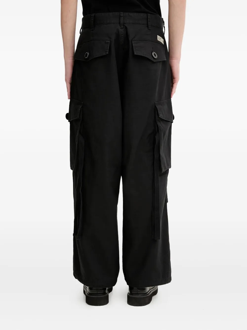 Neighborhood Cargo broek met logopatch Zwart