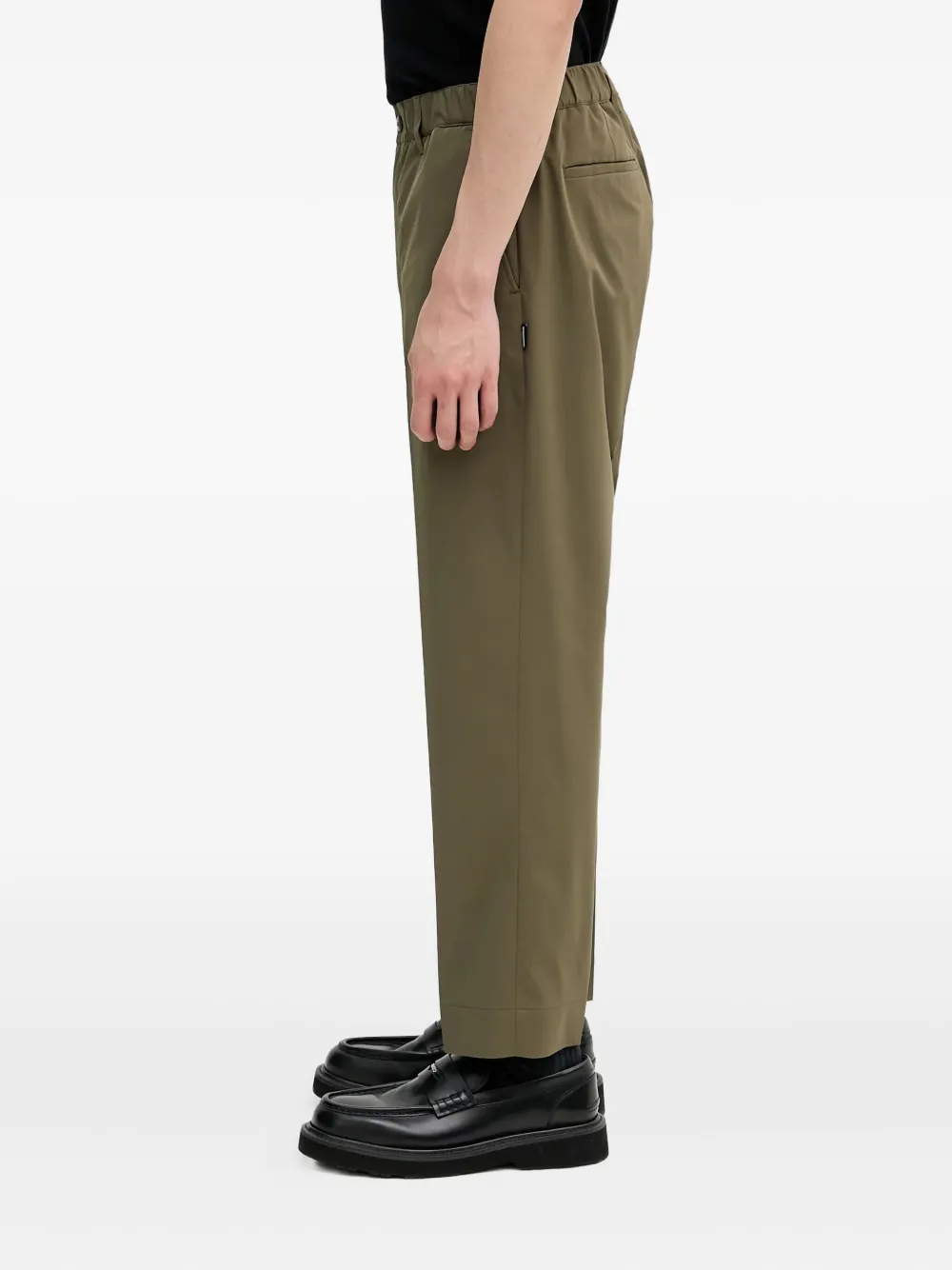 Neighborhood Broek met elastische tailleband Groen