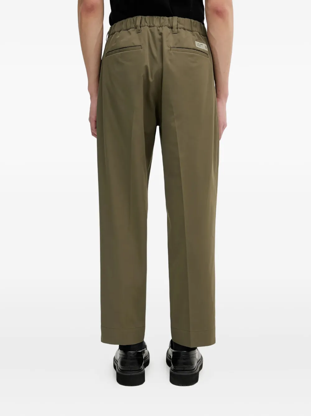 Neighborhood Broek met elastische tailleband Groen