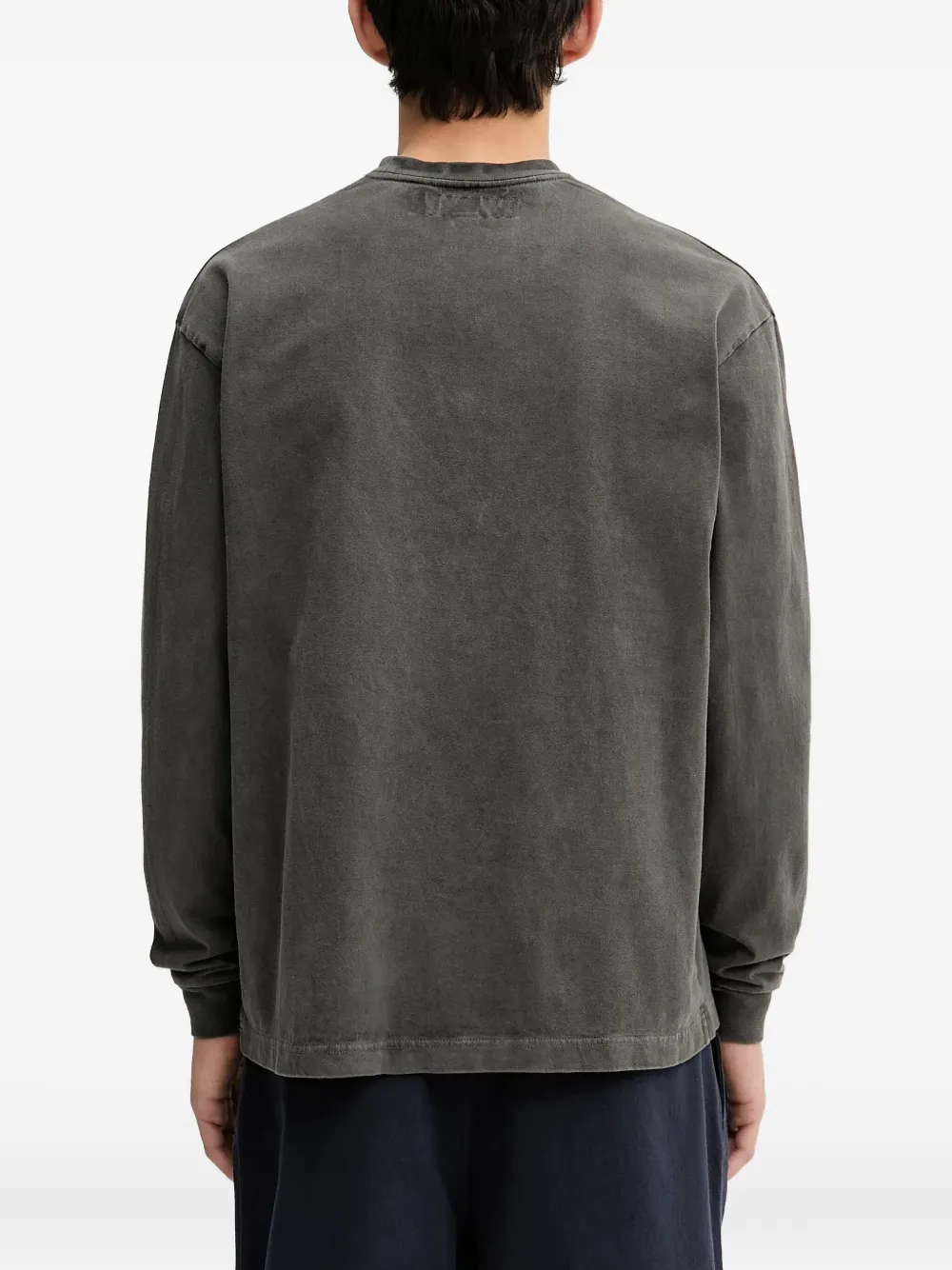 Neighborhood T-shirt met geborduurd logo Grijs