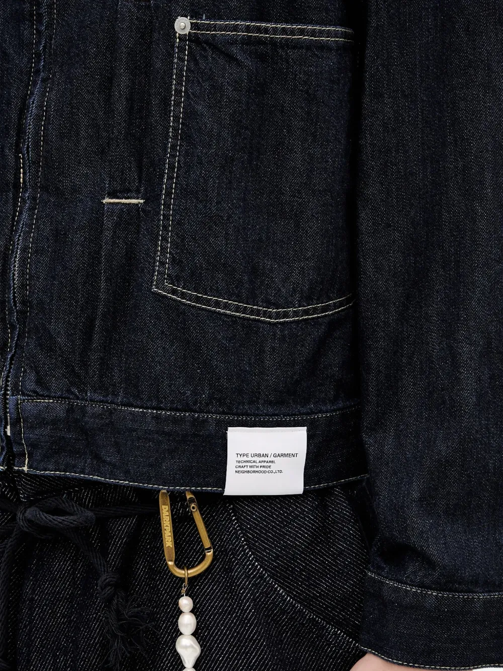Neighborhood Denim jack Blauw