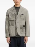 Neighborhood Shemagh patchwork blazer - Grey