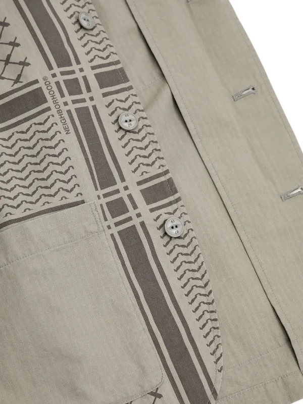 Neighborhood Shemagh ジャケット | グレー | FARFETCH JP