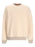 BOSS cotton crew-neck sweatshirt - Neutrals