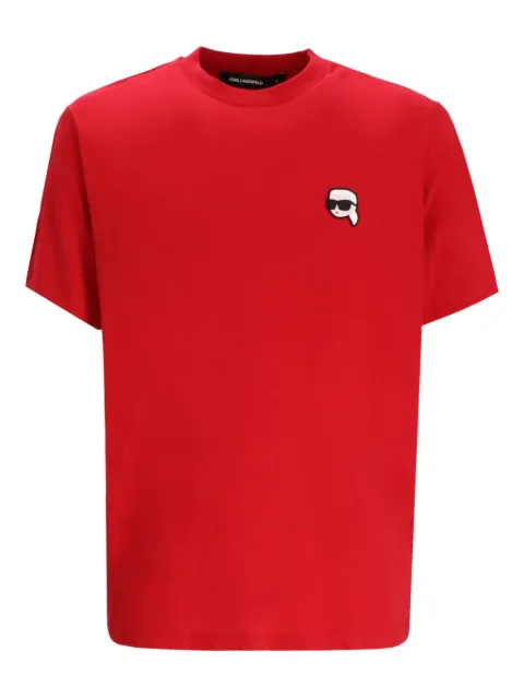 Karl Lagerfeld embroidered logo t-shirt