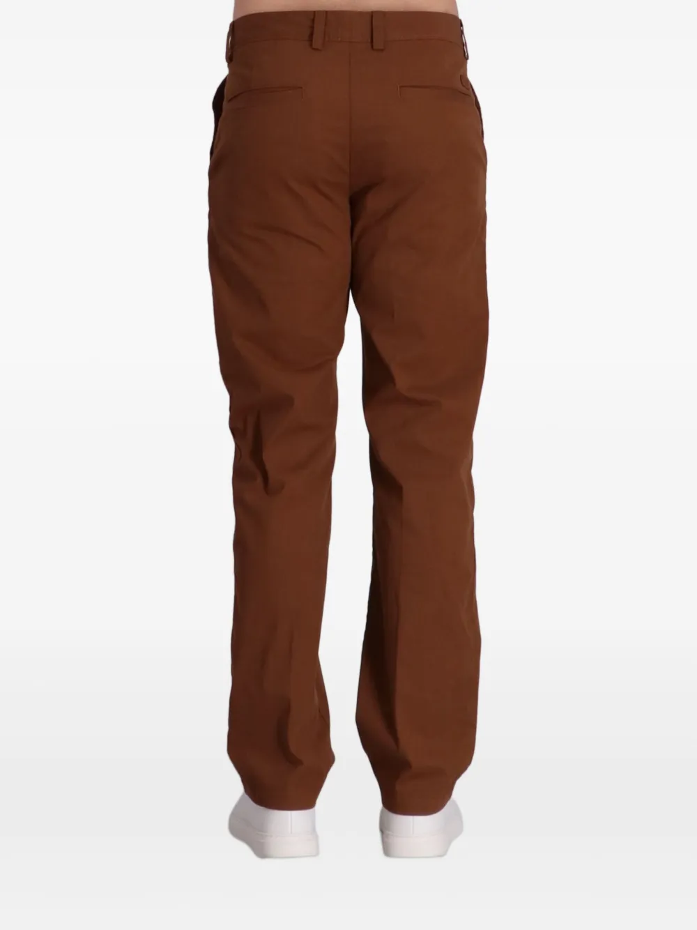 BOSS Katoenen chino Bruin