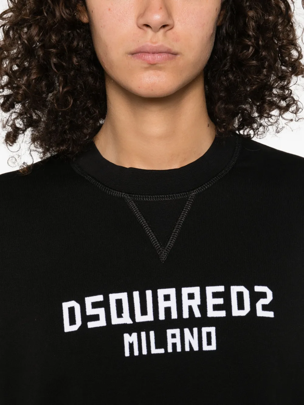 DSQUARED2 logo-print track suit Zwart