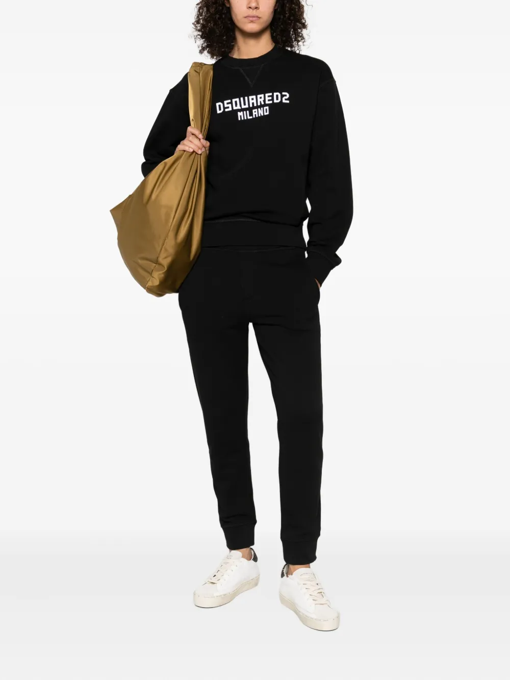 Dsquared2 Logo-print Track Suit In Black