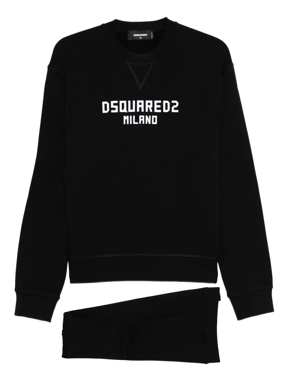 DSQUARED2 logo-print track suit Zwart