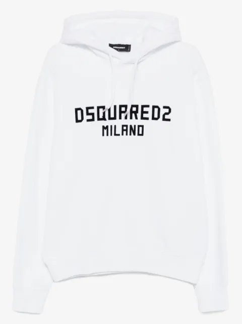 DSQUARED2 hoodie à détail de logo