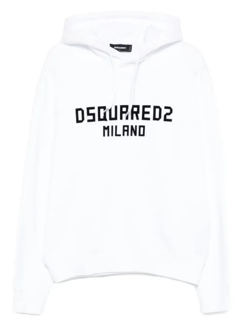 Hoodie à détail de logo - DSQUARED2 - Modalova