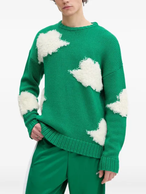 Fiorucci suéter con aplique de nube