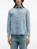 Fiorucci open-back denim shirt - Blue
