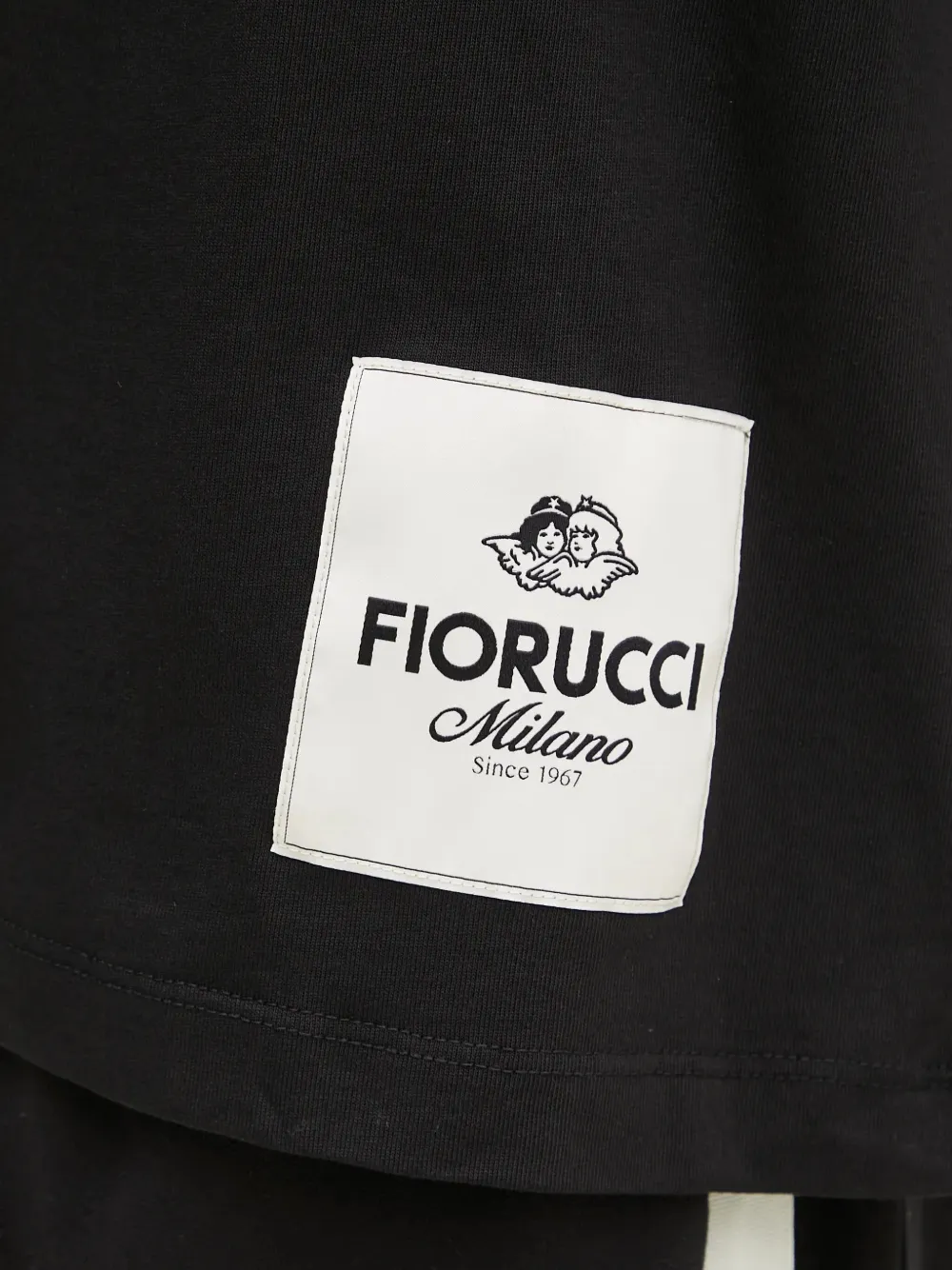 Fiorucci T-shirt met logopatch Zwart