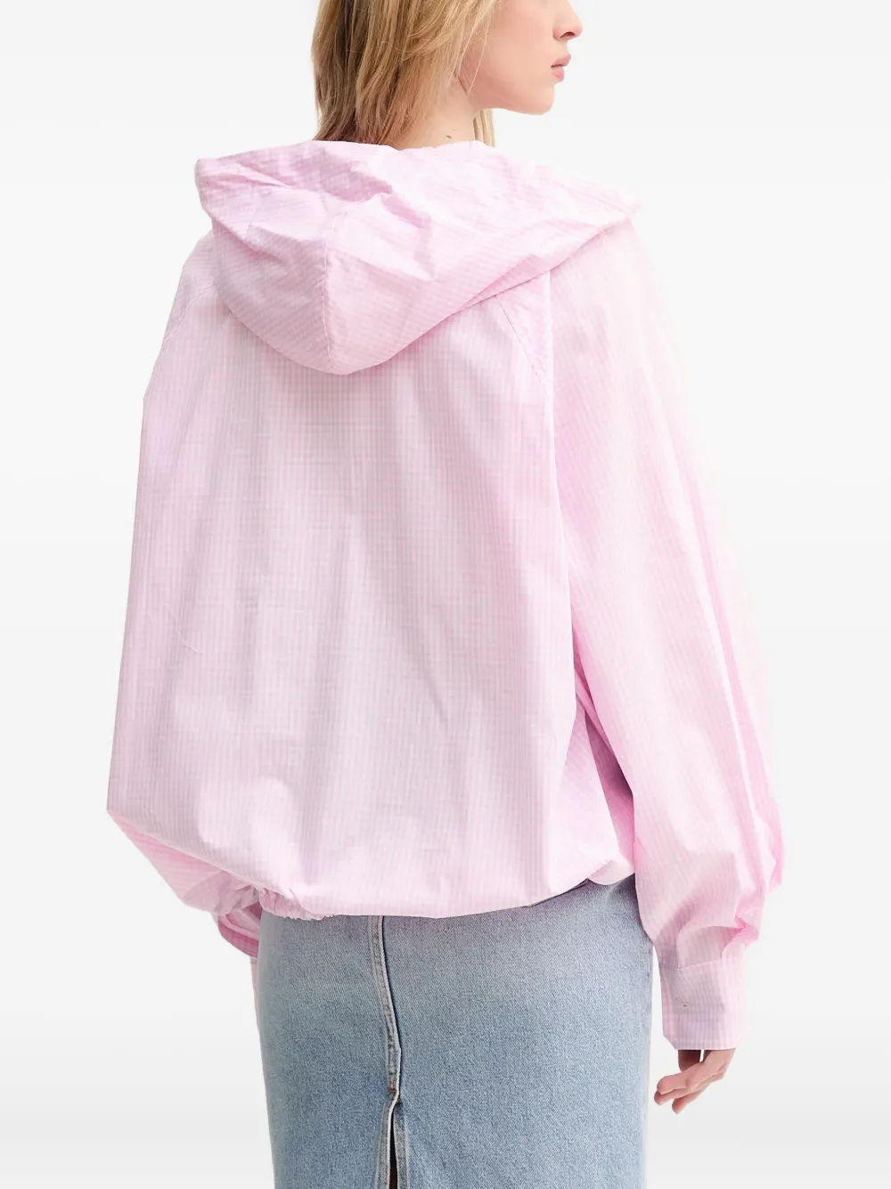 Fiorucci Hoodie met gingham ruit Roze