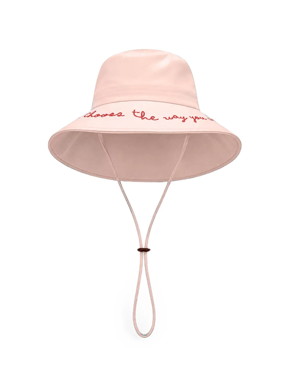 Fiorucci logo-embroidered bucket hat - Rosa