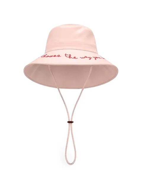 Fiorucci logo-embroidered bucket hat