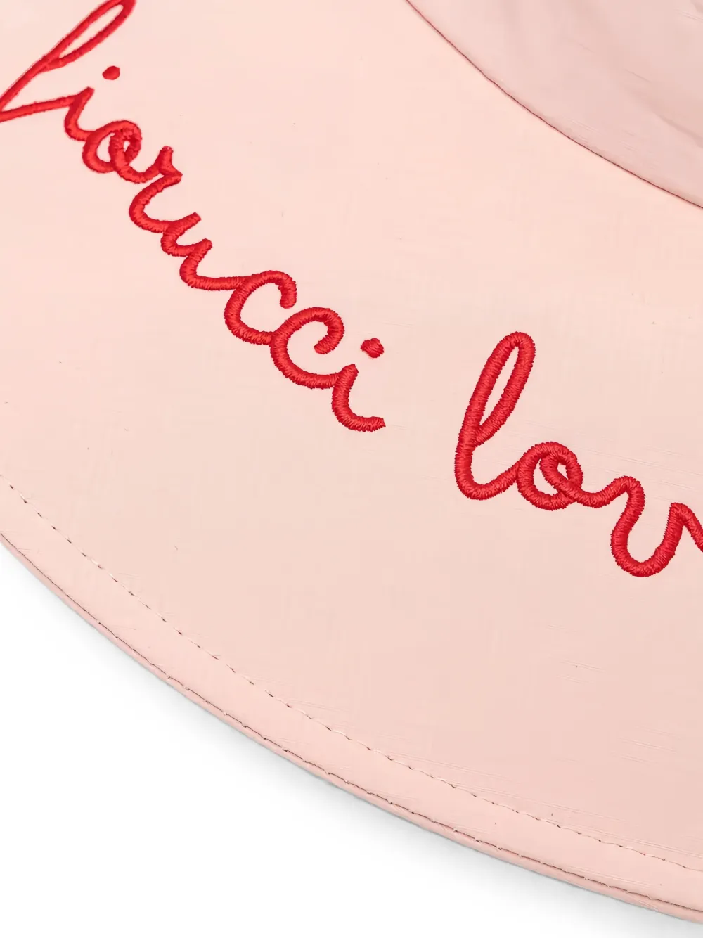 Fiorucci Vissershoed met geborduurd logo Roze