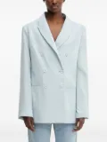 Fiorucci double-breasted embroidered blazer - Blue