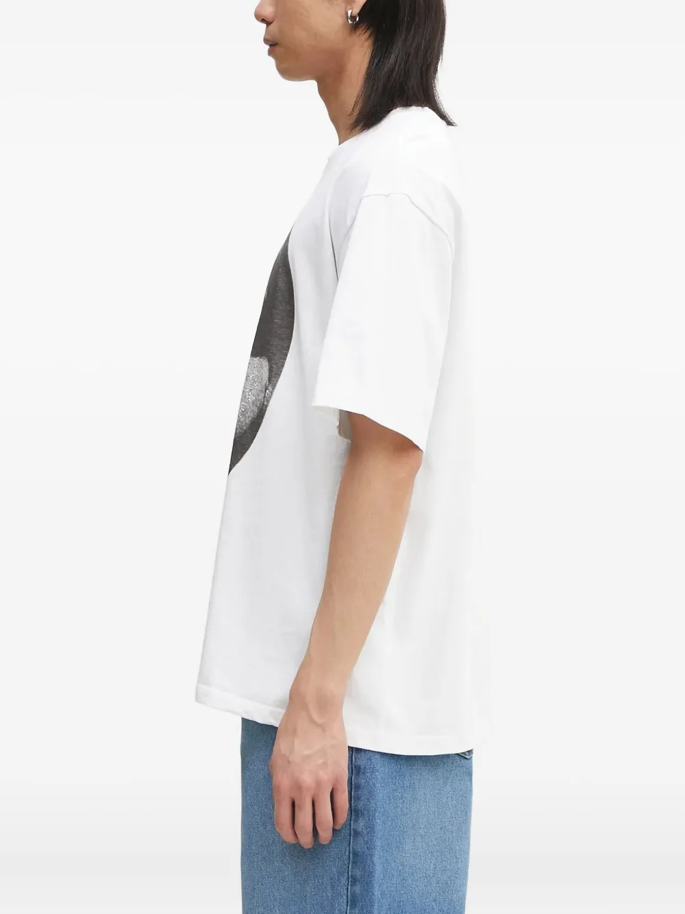 Fiorucci T-shirt met print Wit
