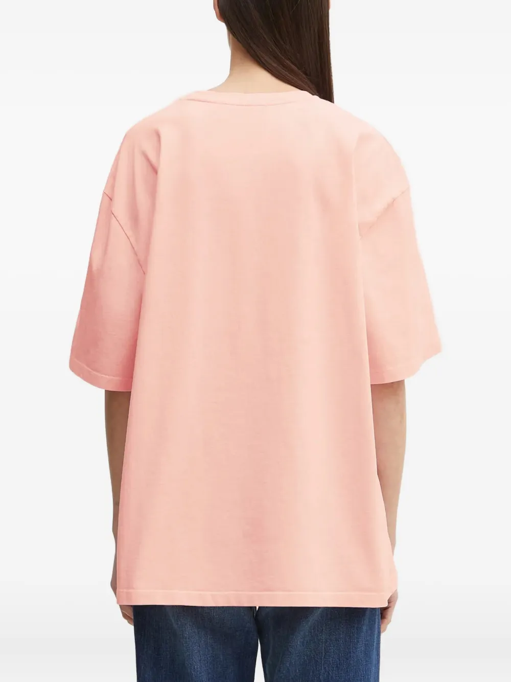 Fiorucci T-shirt met Cupido-print Roze