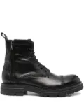 LeQarant lace-up zip boots - Black