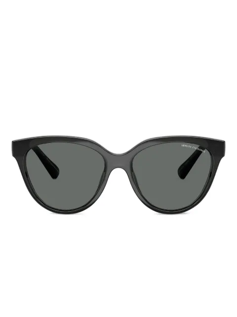Armani Exchange lentes de sol con armazón cat eye y logo