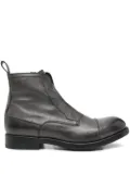 LeQarant zip-up leather boots - Grey