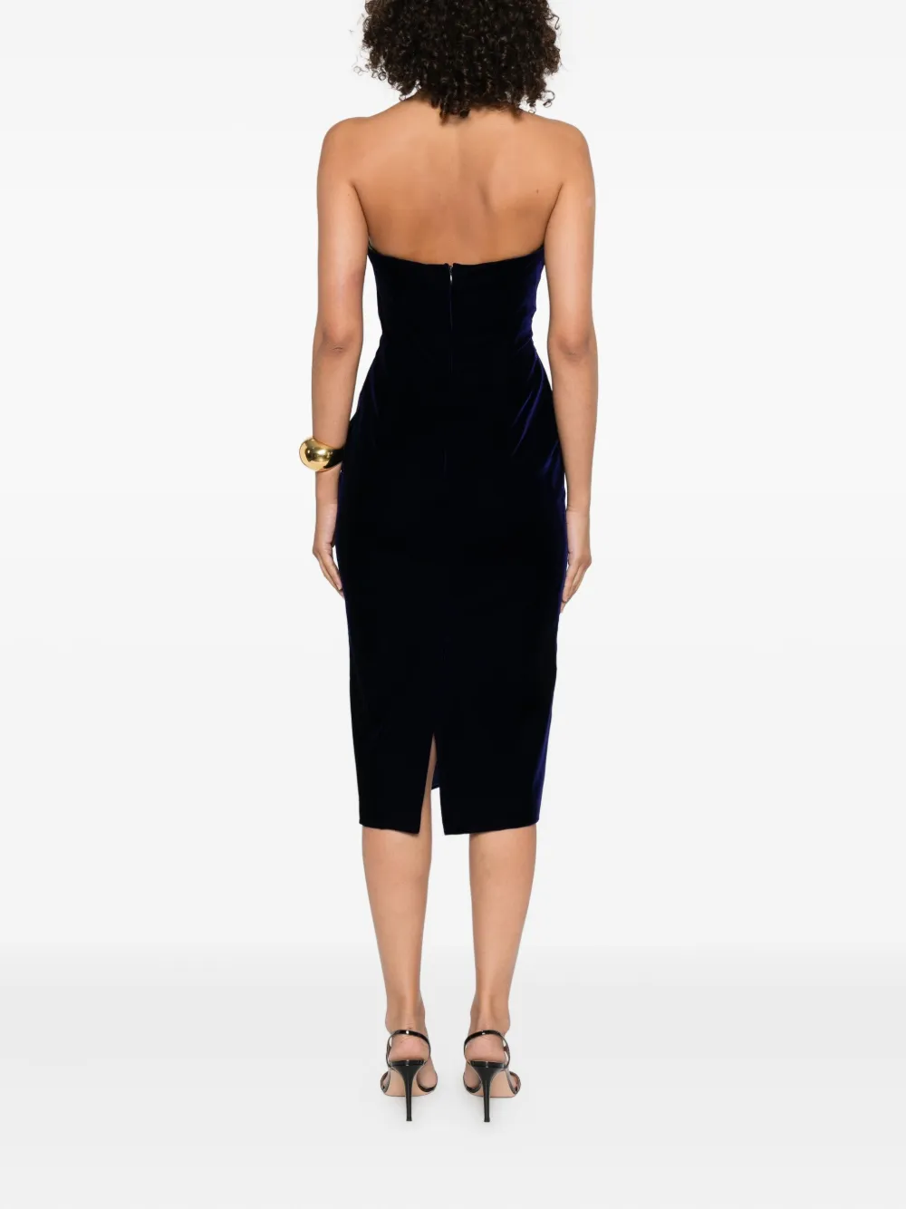 TOM FORD Fuwelen wikkeljurk Blauw