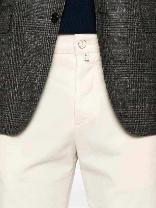 Kiton プリーツディテール パンツ | ニュートラル | FARFETCH JP
