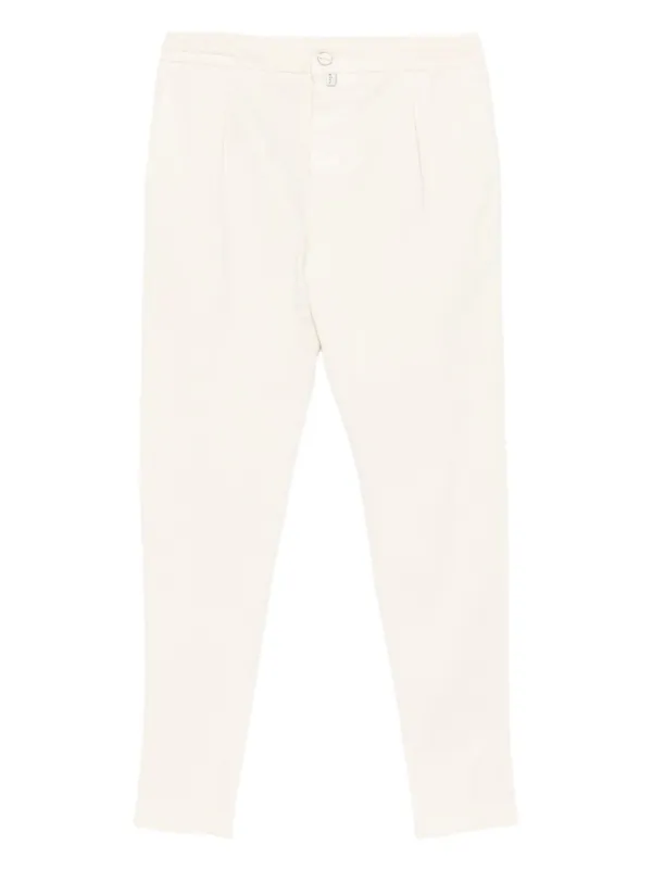 Kiton プリーツディテール パンツ | ニュートラル | FARFETCH JP