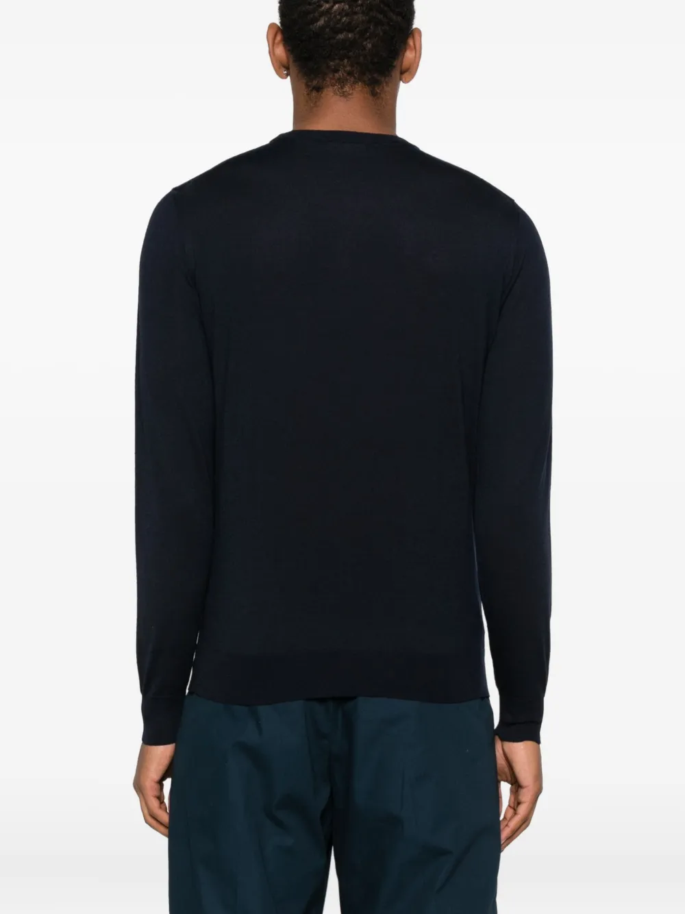 Drumohr merino sweater Blauw