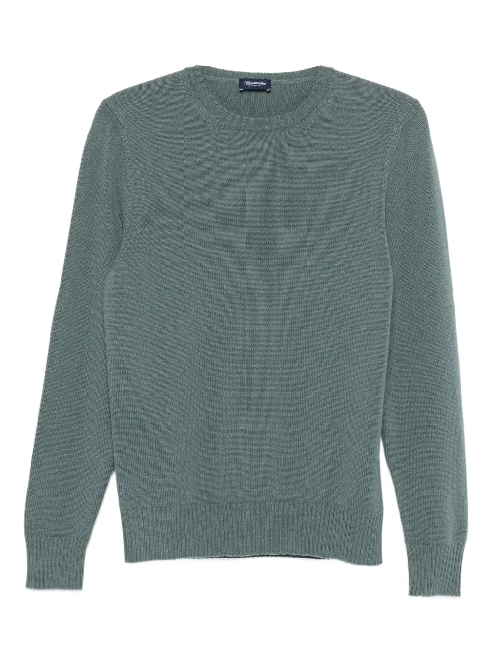 Drumohr cashmere crew-neck sweater Groen