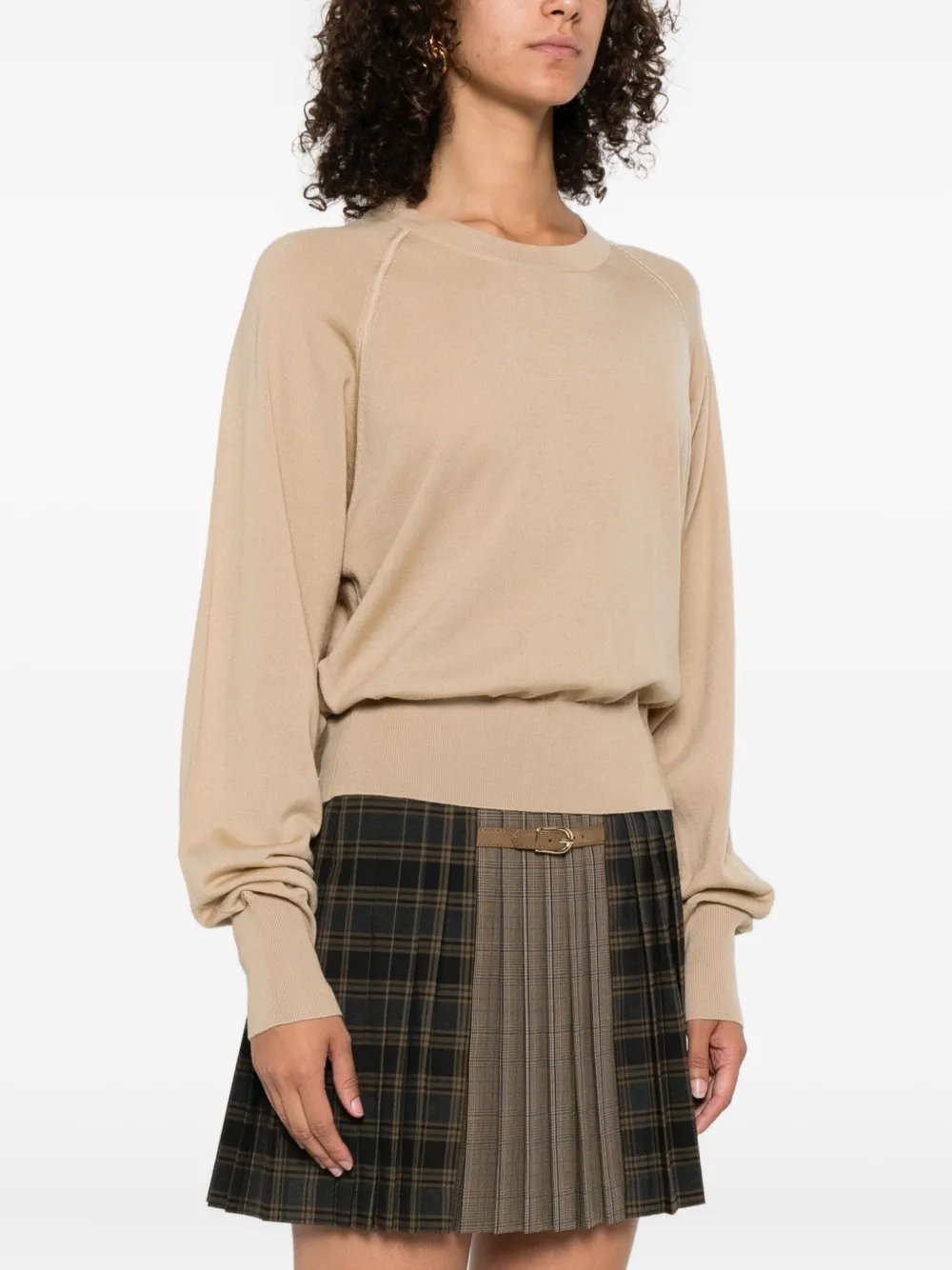 Pinko Raglan-sleeve Top - Neutrals 