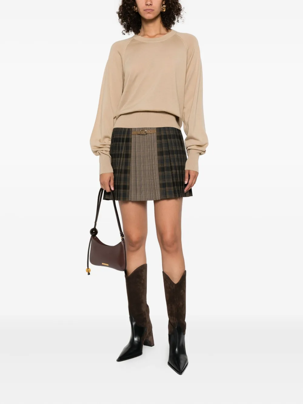  Pinko Raglan-sleeve Top - Neutrals 