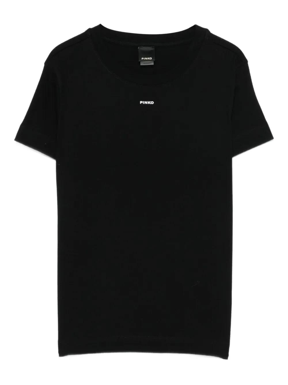 PINKO crew-neck short-sleeve top Zwart